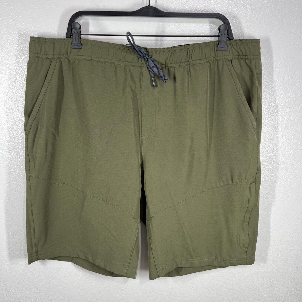 Gerry Trail Shorts 4-Way Stretch Pull-On Waistband Zip Pockets XXL Outdoors